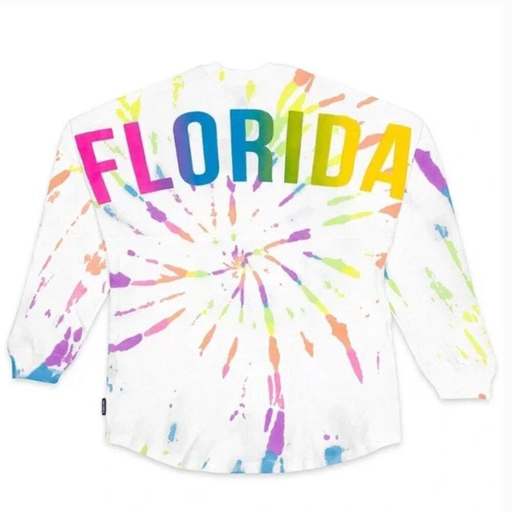 NWT Disney Tie‎ Dye Florida Spirit Jersey